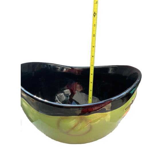 Frankenstein 12” W Large Ceramic Bowl Candy Halloween Decor Green Home Decor - Picture 7 of 10